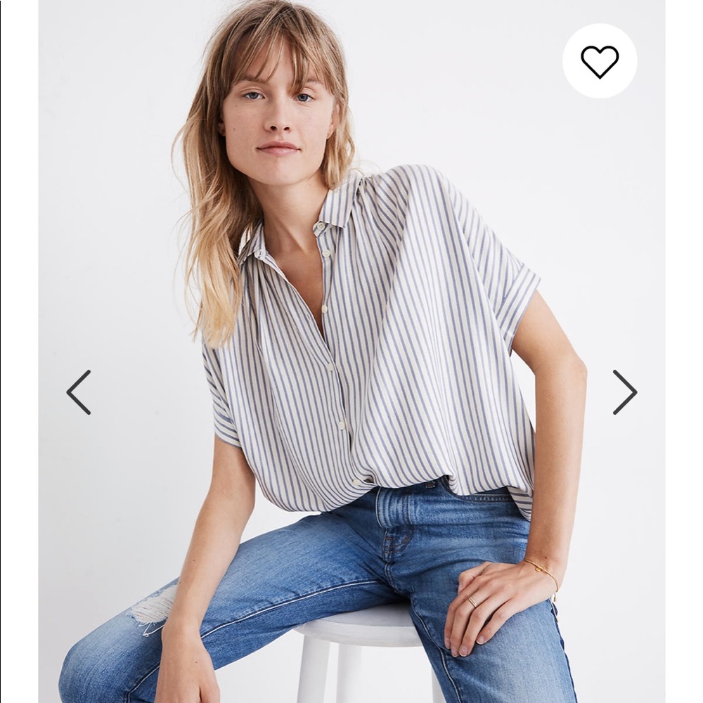 Madewell Central Shirt in Dalton Stripe